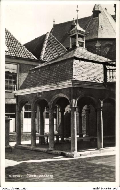 CPA Geertruidenberg Nordbrabant Niederlande, Vismarkt