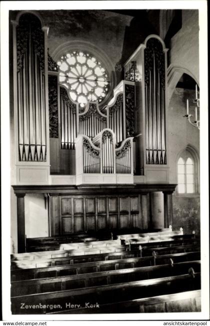 CPA Zevenbergen Nordbrabant, Herv. Kerk, Orgel