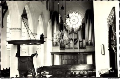 CPA Zevenbergen Nordbrabant, R. K. Kerk, Interieur