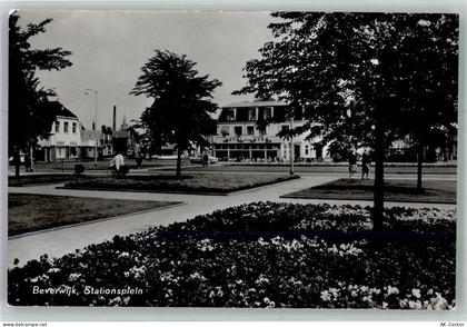 1941 Beverwijk 1965 Foto AK Bahnhof Stationsplein - 14112977