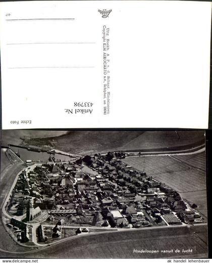 433798,Netherlands Hindeloopen vanuit de lucht Totale Fliegeraufnahme