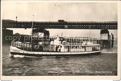 Arnhem Bootdienst Arnhem Westerbouwing Brug Bruecke