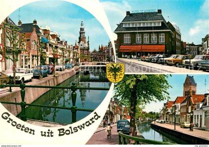 Bolsward Boalsert Kanal Rathaus Hotel Kirchturm