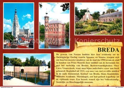 Breda Noord-Brabant Onze Lieve Vrouwekerk Begijnhof Kasteel van Breda Mariakapel
