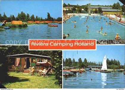 Dronten Riviera Camping Holland Segelboot Schwimmbad