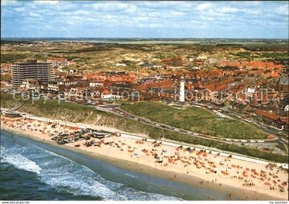 Egmond aan Zee Panorama Strand Fliegeraufnahme