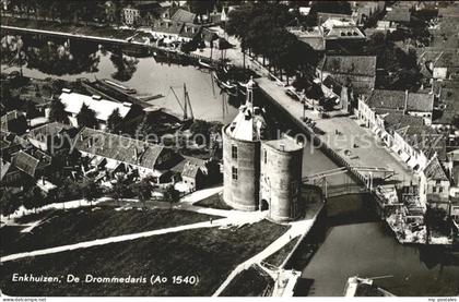 Enkhuizen De Drommedaris Fliegeraufnahme