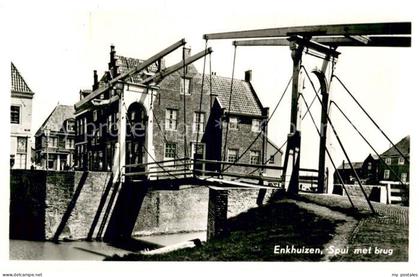 Enkhuizen NL Spui met brug