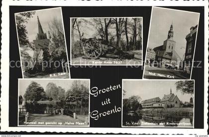 Groenlo Kerk Kanon anno 1627 Houtwal Halve Maan St Vinc Ziekenhuis Kinderpaviljo