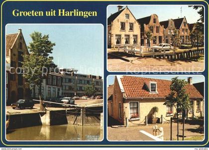 Harlingen Friesland Schleuse Dorfmotive