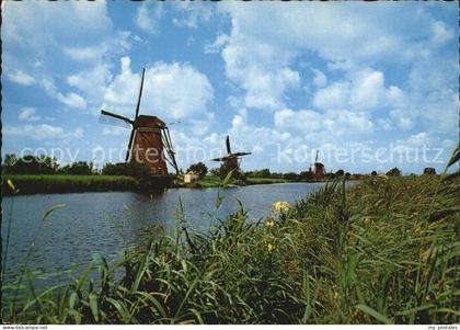Kinderdijk Dutch Windmill Hollandse Molen