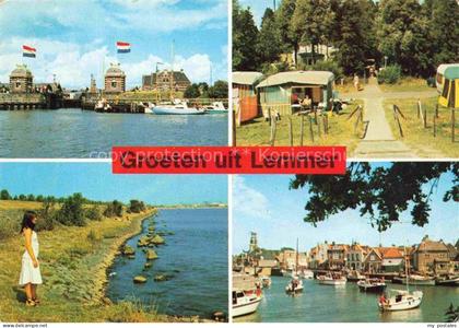 Lemmer Friesland NL Schleuse Hafen Boote Camping Ijsselmeer Kanal Wohnwagen