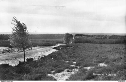 Netherlands Nijverdal Autoweg Road vintage postcard
