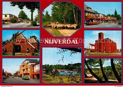 Nijverdal Schwimmbad Kirche Platz Schafsherde