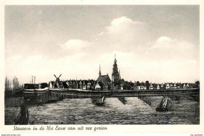 Stavoren von nit zee gezien