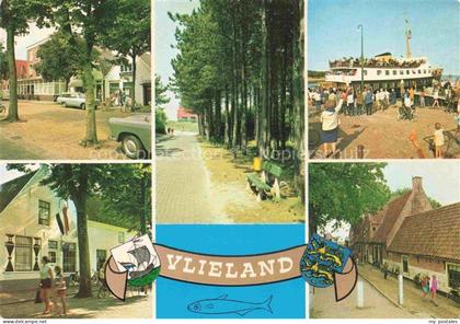 Vlieland Friesland NL Ortsmotive Faehreanleger