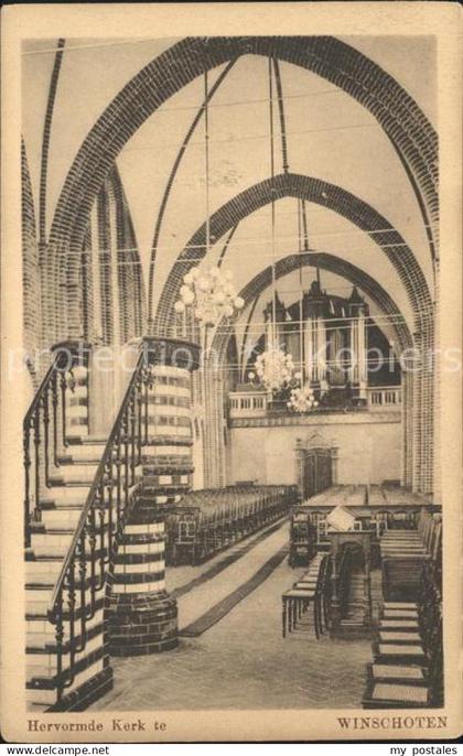 Winschoten Interieur Hervormde Kerk Kirche