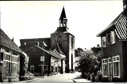 CPA Tubbergen Overijssel, Grotestraat, Warenhuis Jan Mensink