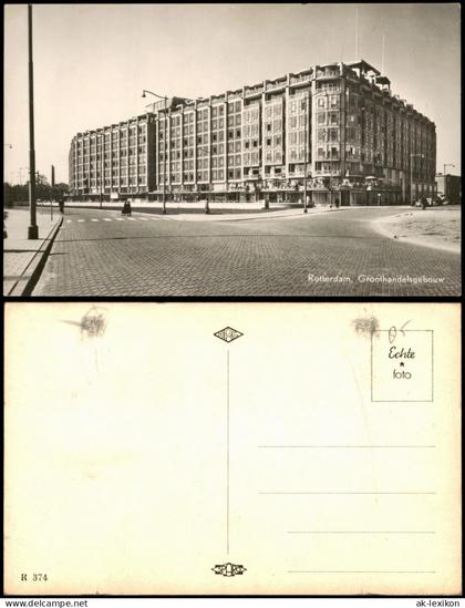Postkaart Rotterdam Rotterdam Groothandelsgebouw 1955