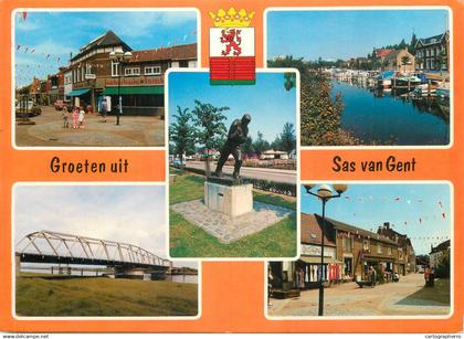 Netherlands Groeten uit Sas van Gent several views