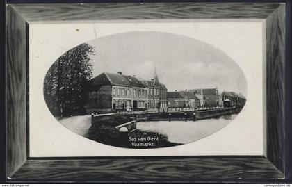 Passepartout-AK Sas van Gent, Veemarkt