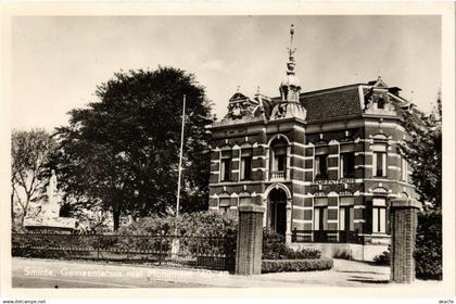 CPA Smilde Gemeentehuis met Monument NETHERLANDS (728991)