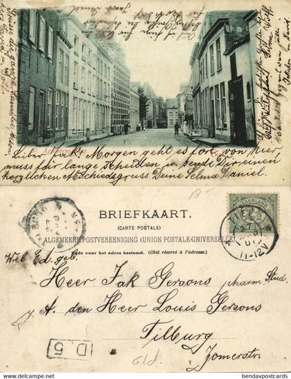 Nederland, TIEL, St. Agnietenstraat (1901) Ansichtkaart