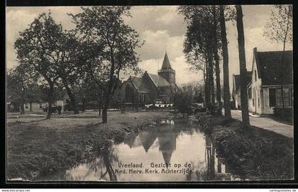AK Vreeland, Gezicht op de Ned. Herv. Kerk