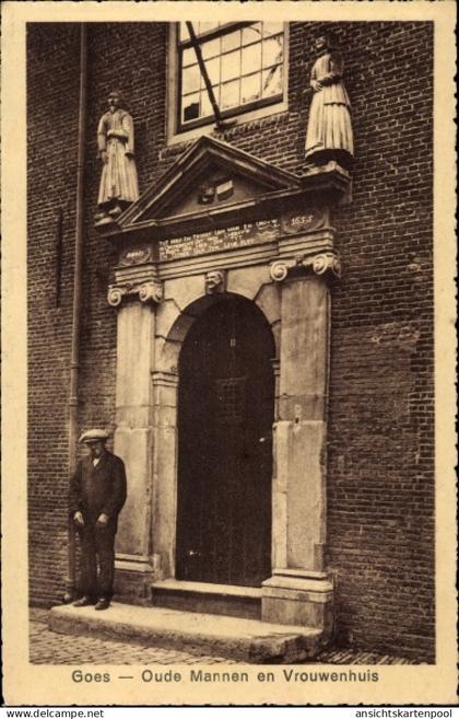 CPA Goes Zeeland Niederlande, Oude Mannen en Vrouwenhuis