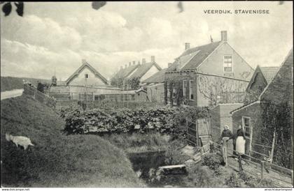 CPA Stavenisse Zeeland Niederlande, Veerdijk