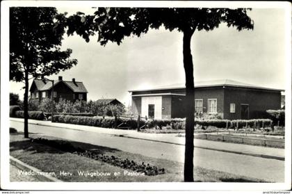 CPA Waddinxveen Südholland, Herv. Wijkgebouw en Pastorie