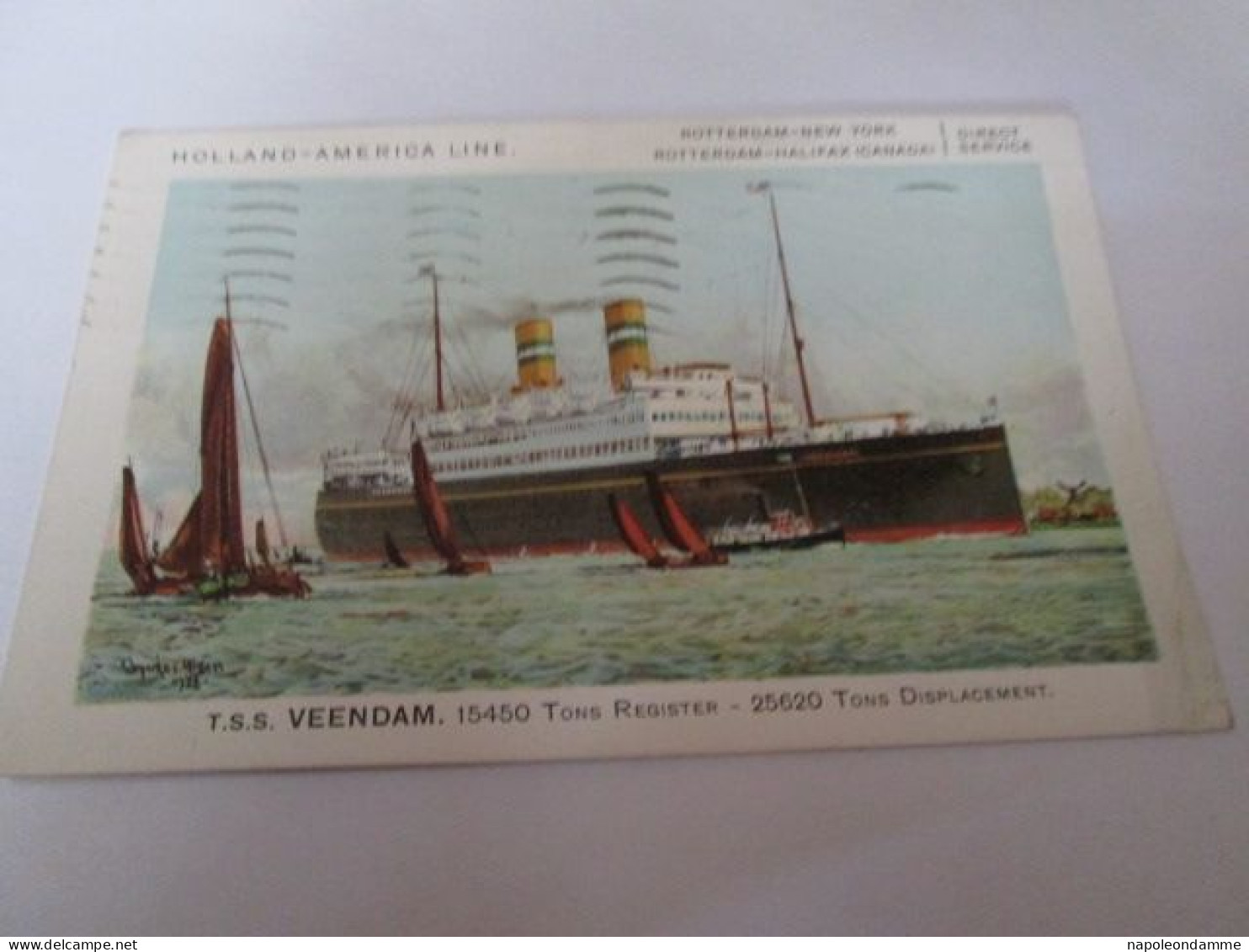 Holland America Line, TSS Veendam