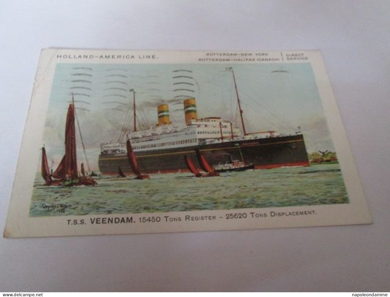 Holland America Line, TSS Veendam
