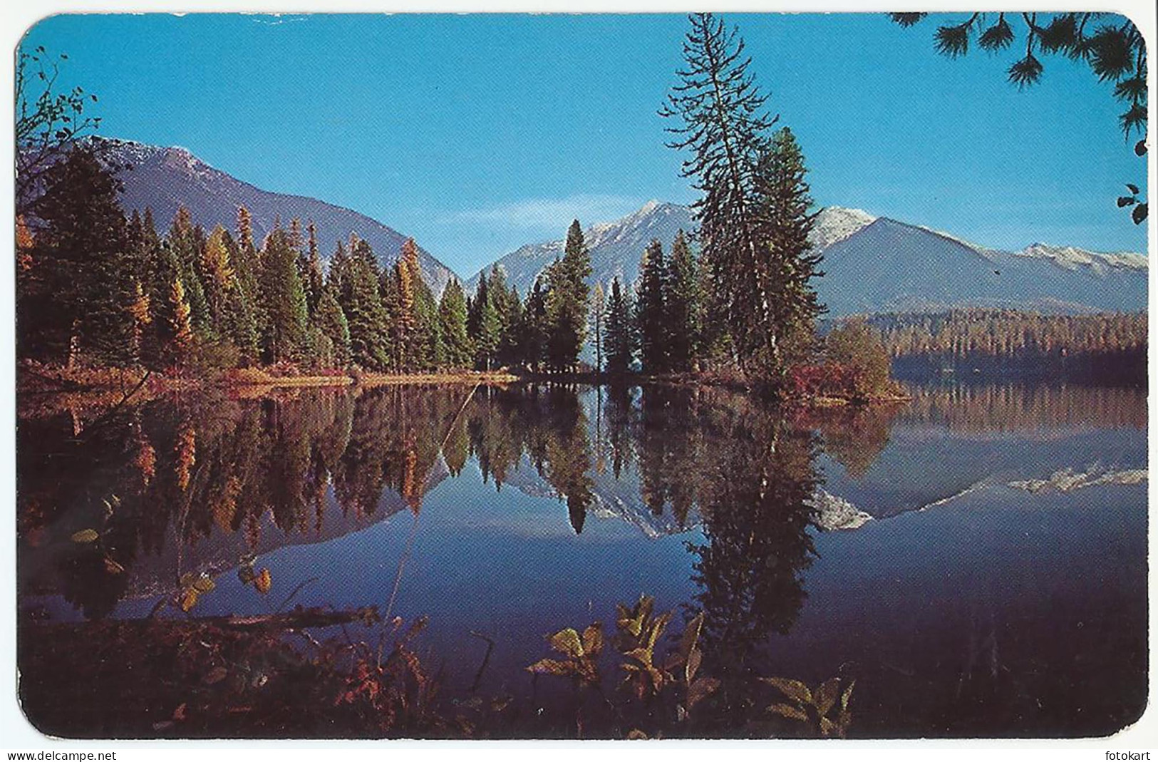 Holland Lake, Vintage PC, Missoula County-Montana, 1966