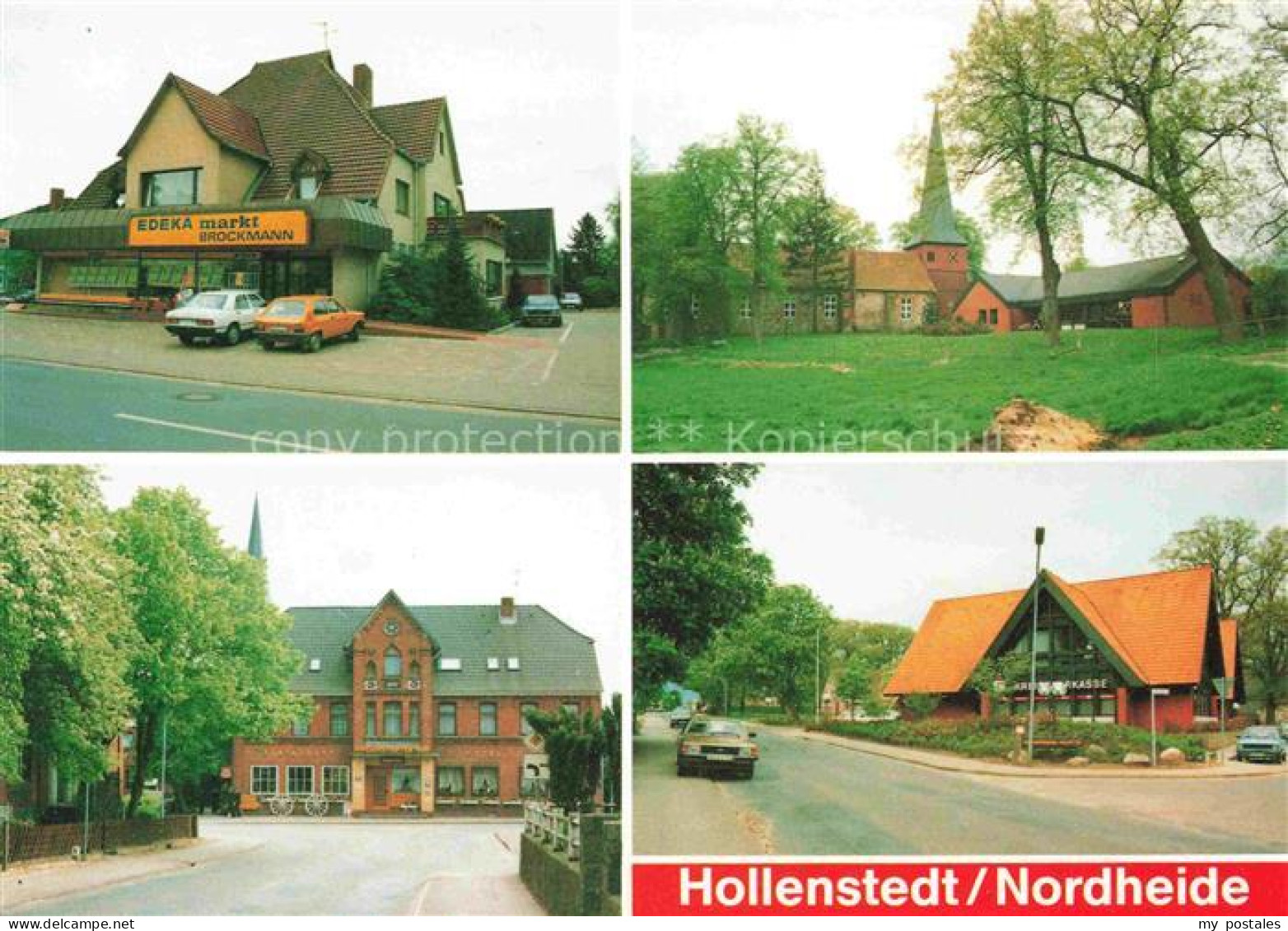 Hollenstedt Appel Harburg Nordheide Niedersachsen Edeka-Markt-Brockmann Kirche R