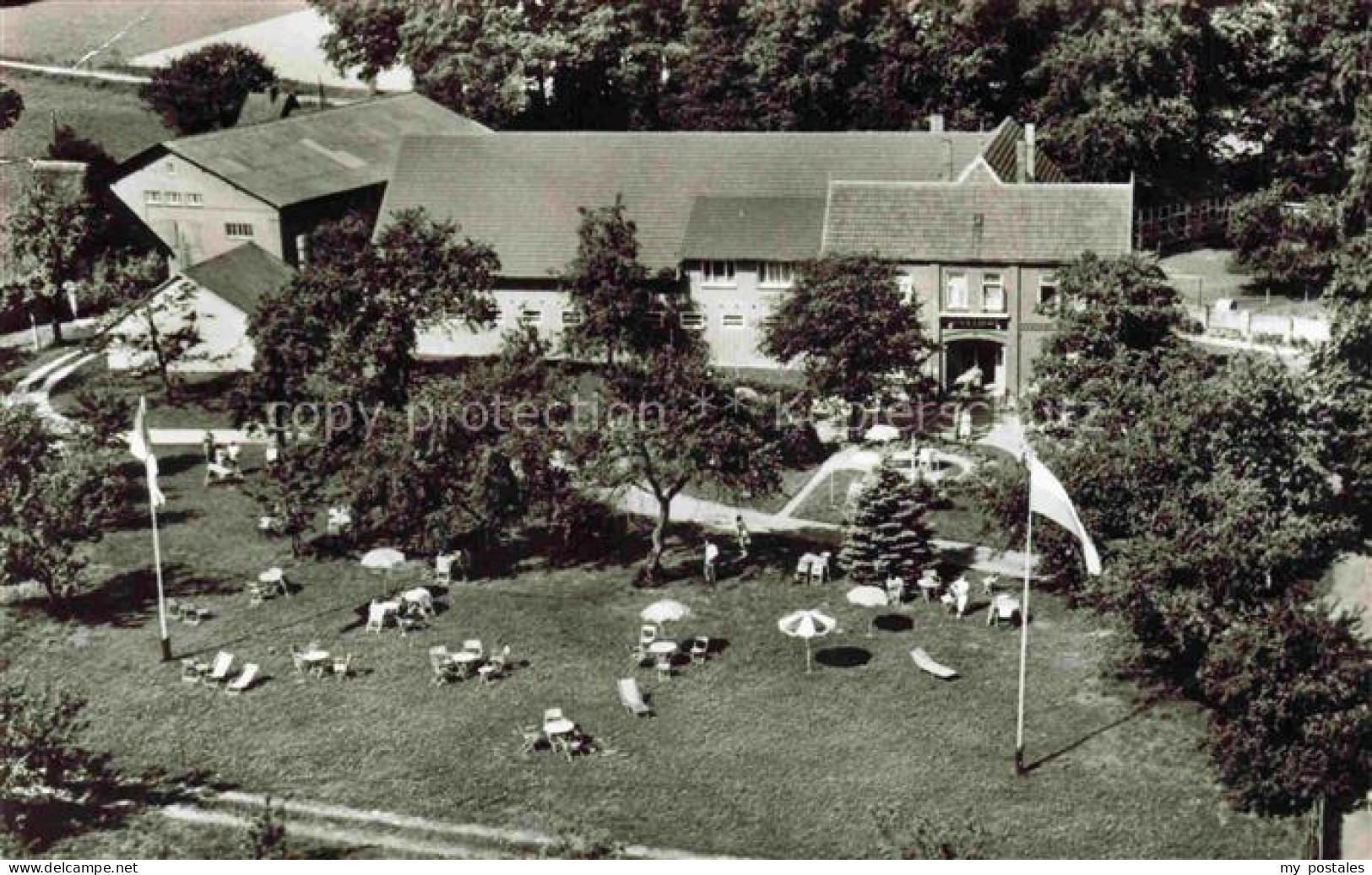 Hollenstedt  Harburg Nordheide Gasthof Kaffeegarten Pension Oelkers Fliegeraufna