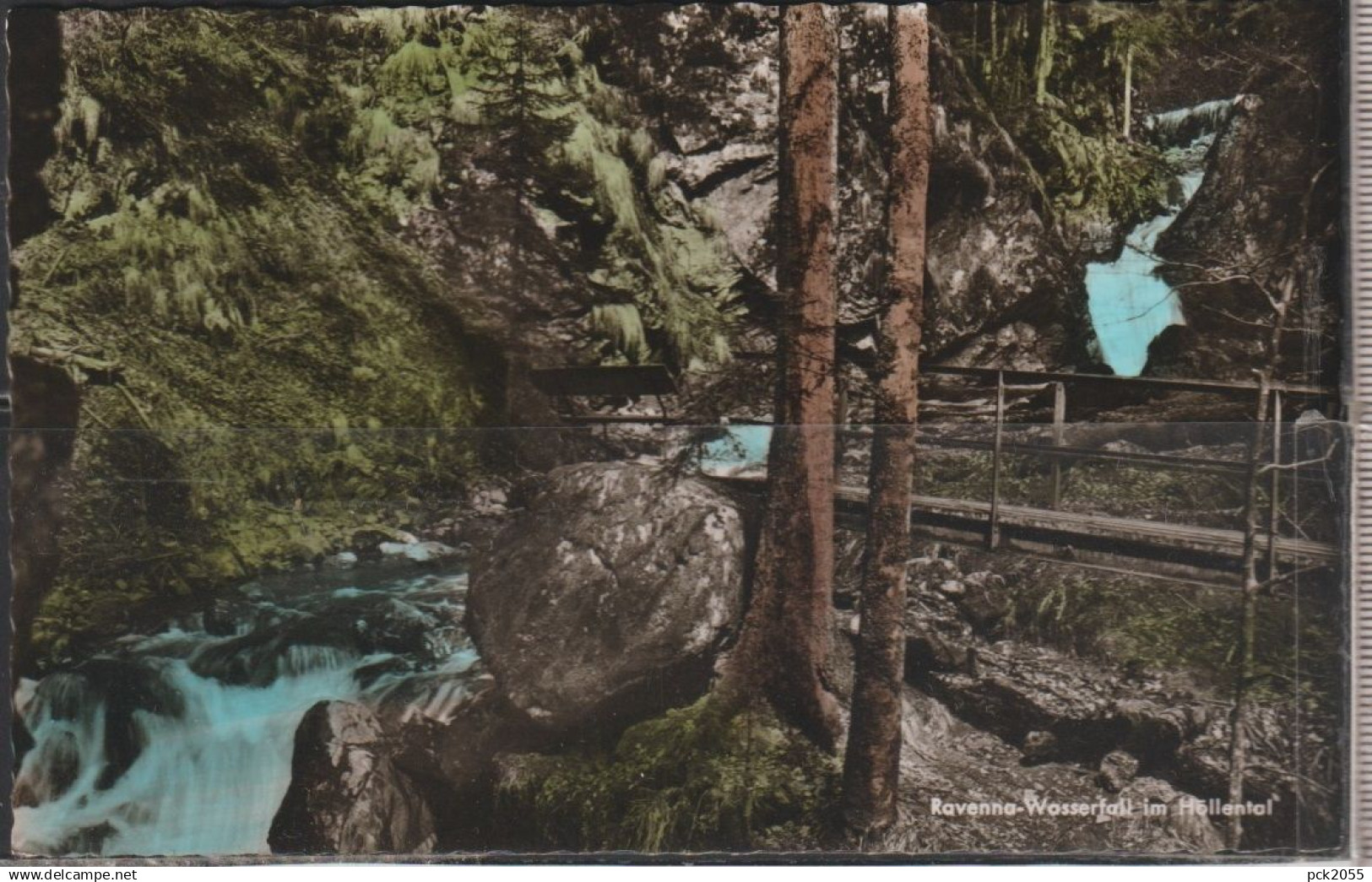 HÖLLENTAL im Südschwarzwald - Ravenna - Wasserfall im Höllental -  nicht gelaufen  ( AK 6315)