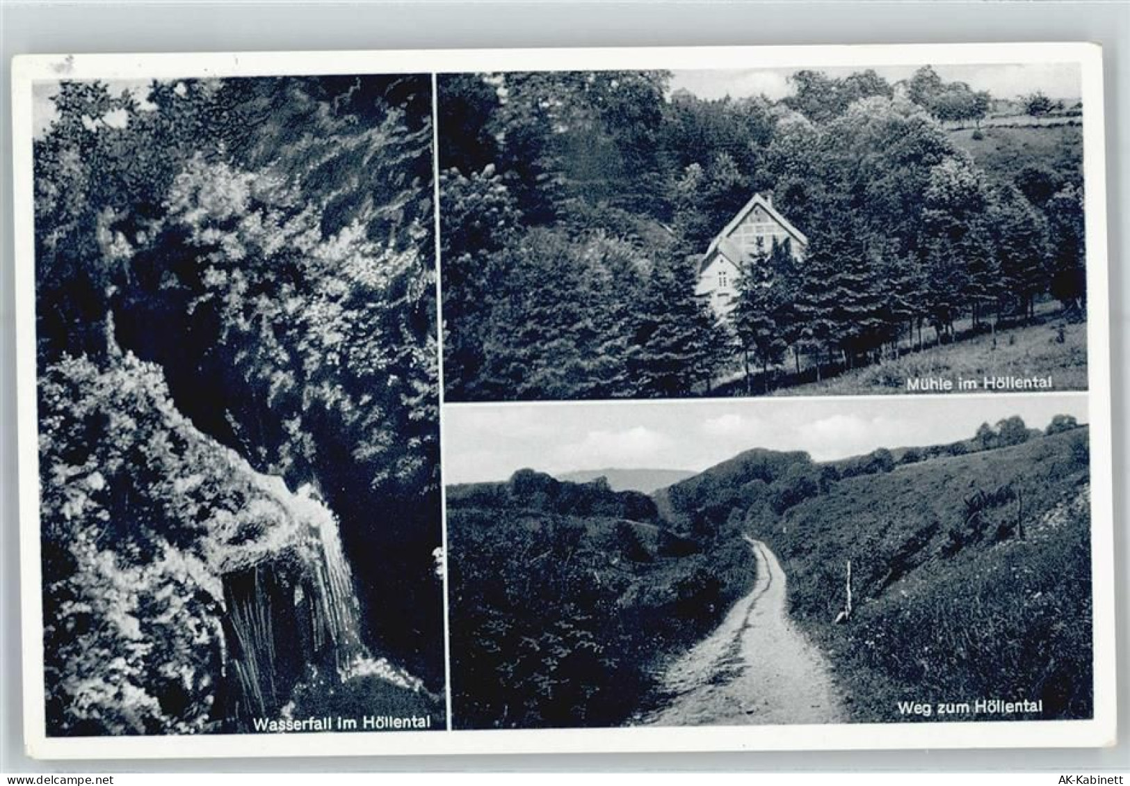 Höllental - Wasserfall im Höllental, Mühle - 51100120