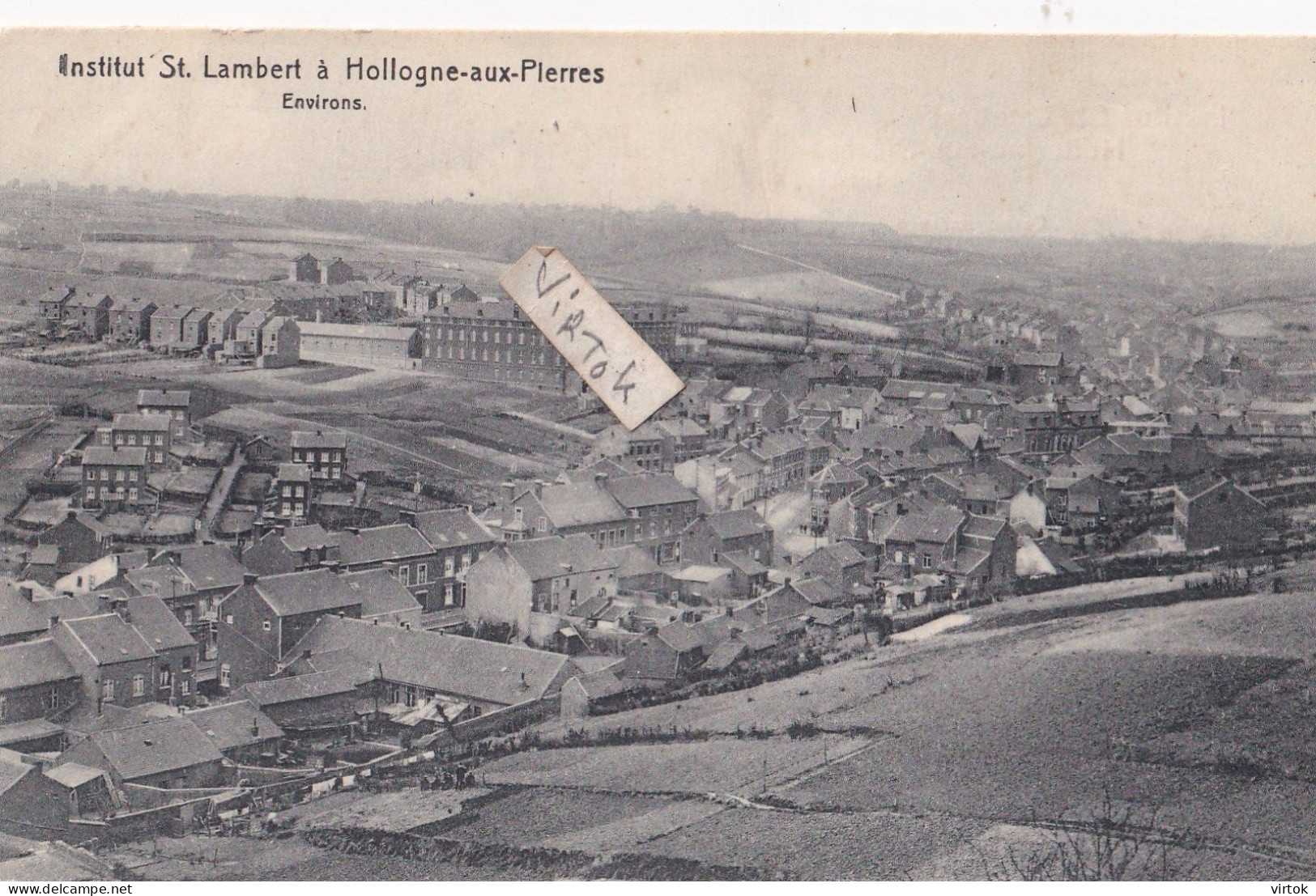 Hollogne-aux-Pierres : institut St. Lambert : environs   1911   (  see scan for detail )