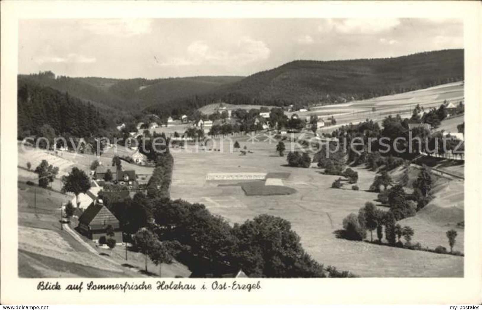 Holzhau Rechenberg-Bienenmuehle Ortsansicht