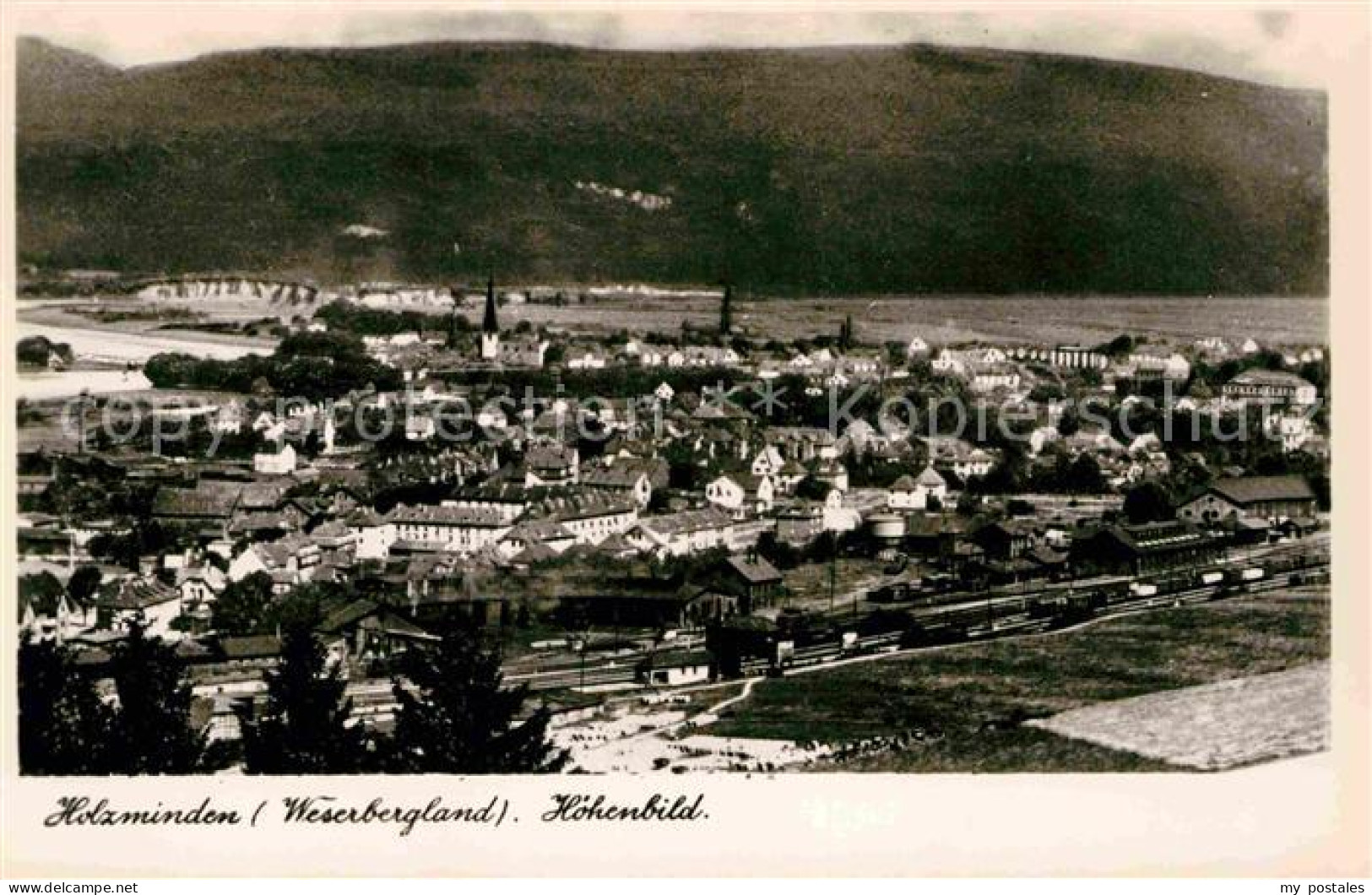 Holzminden Weser Luftaufnahme