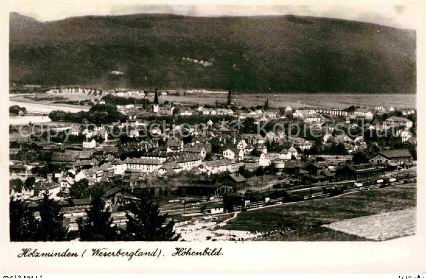 Holzminden Weser Luftaufnahme