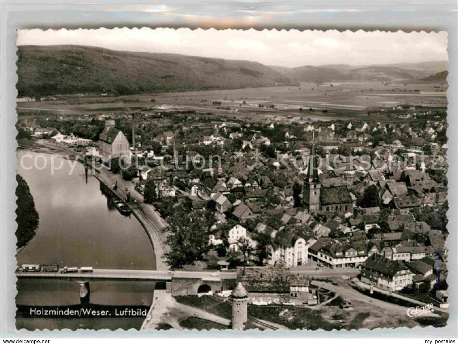 Holzminden Weser Luftaufnahme