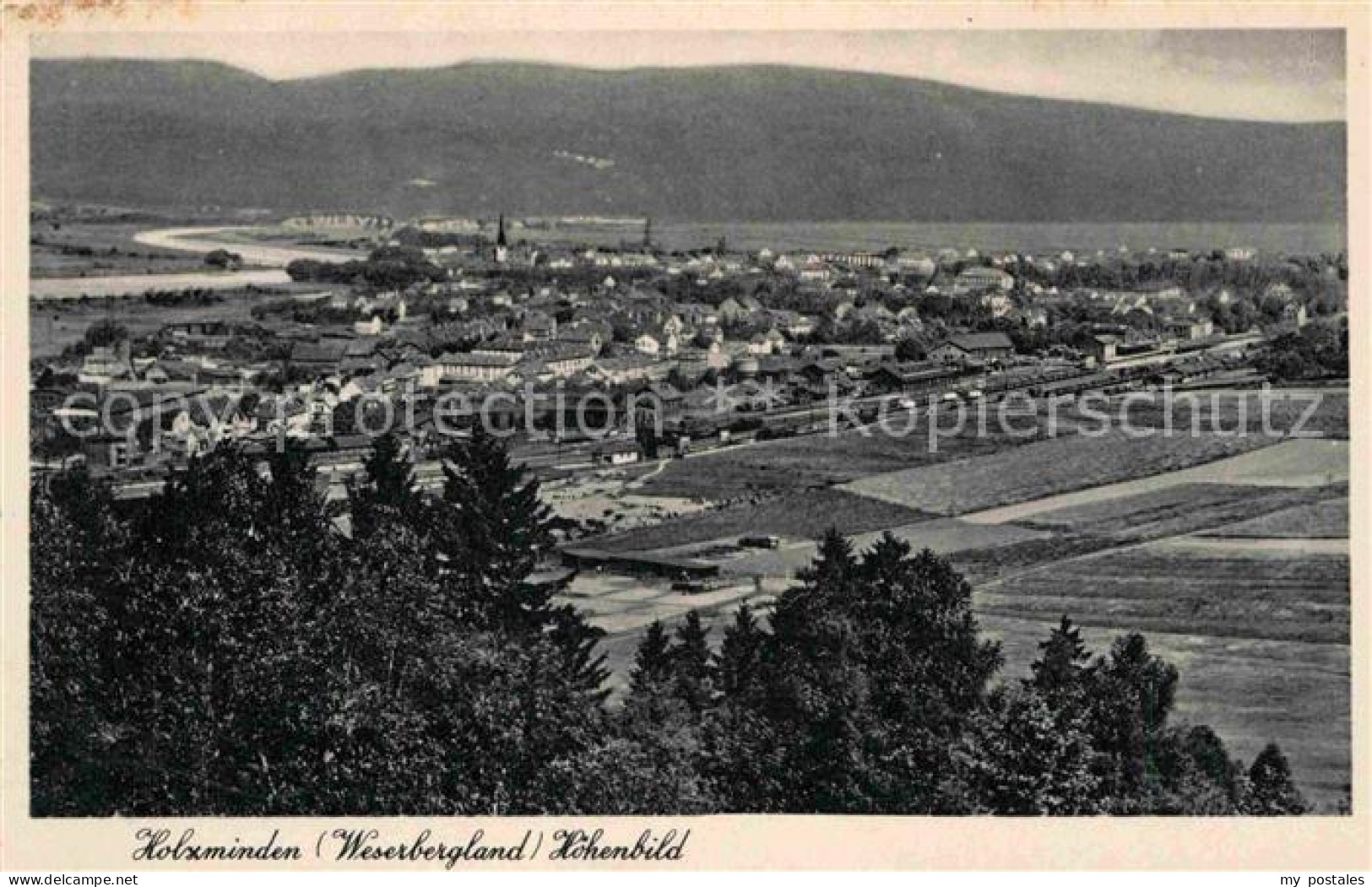 Holzminden Weser Luftaufnahme