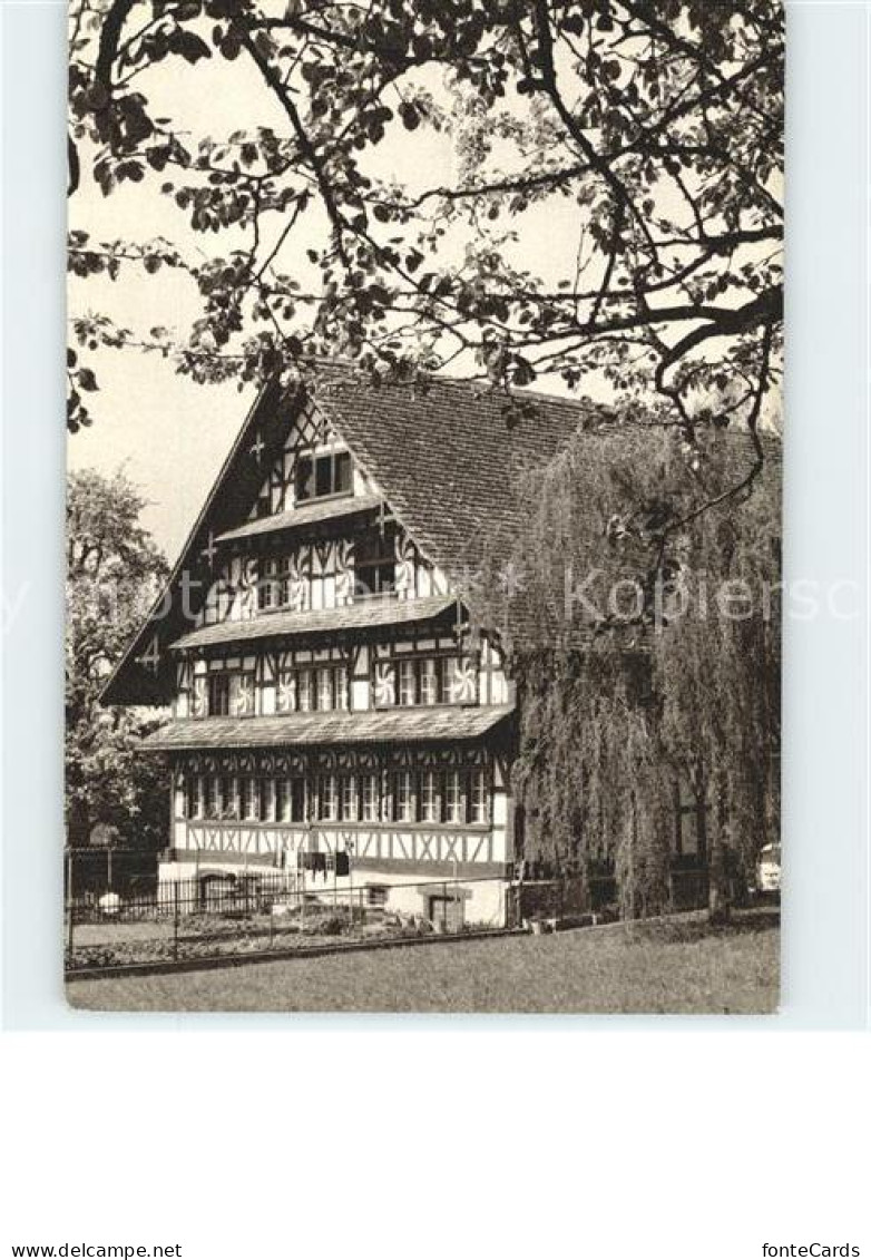 Hombrechtikon Bauernhaus Baumbluete Blaukreuz Jugendwerk