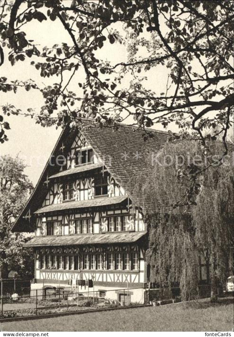 Hombrechtikon Bauernhaus Baumbluete Blaukreuz Jugendwerk
