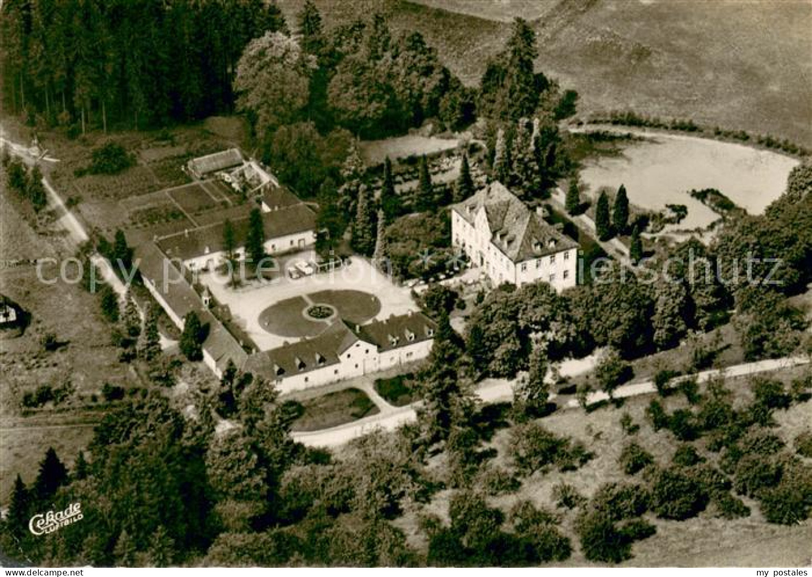 Hommerich Lindlar Fliegeraufnahme Hotel Schloss Georghausen