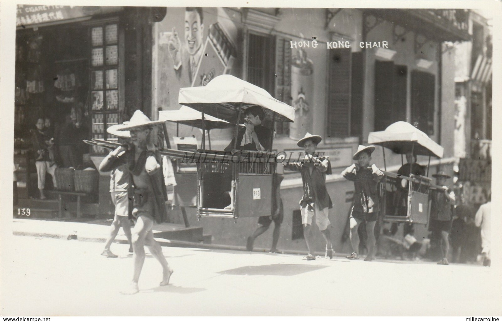 HONG KONG - Hongkong Chair - Real Photo Postcard
