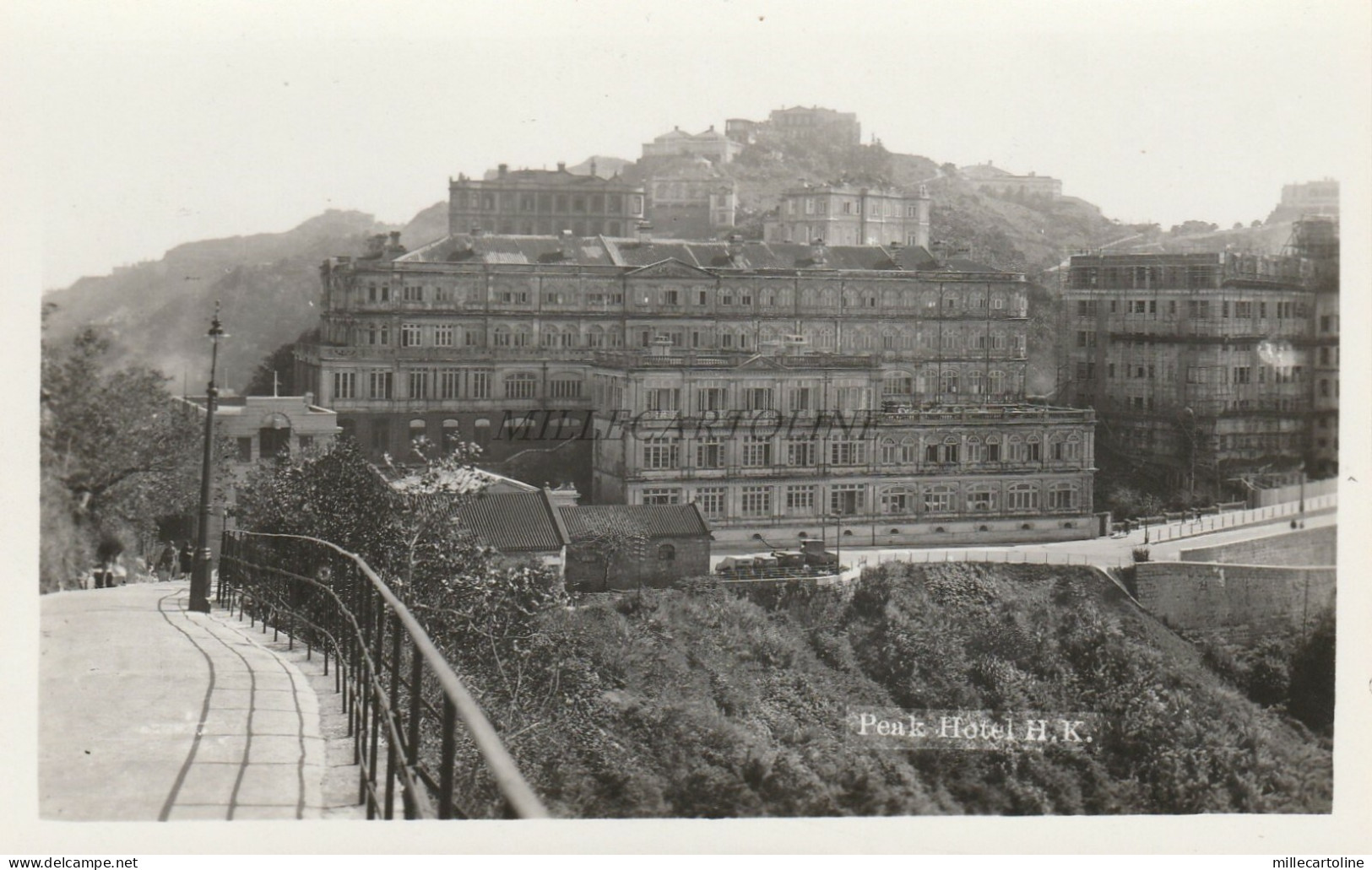 HONG KONG - Peak Hotel - Real Photo Postcard