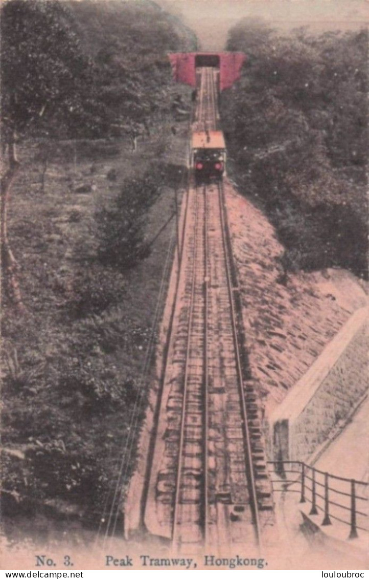 HONG KONG  PEAK TRAMWAY CHINE
